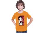 Maglietta Per Bambini Demon Anime Slayer Kimetsu No Yaiba Tanjiro Kamado 009, 7-8 Jahr - 128 , Orange