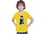 Maglietta Per Bambini Demon Anime Slayer Kimetsu No Yaiba Tanjiro Kamado 013, 7-8 Jahr - 128 , Jaune