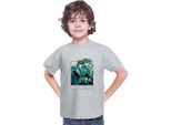 Maglietta Per Bambini Japan Anime Manga Saint Anime Seiya Dragon Shiryu Dragon Shiryu, 7-8 Jahr - 128 , Gris