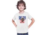 Maglietta Per Bambini Japan Anime Manga Saint Anime Seiya Logo Seiya Mark, 7-8 Jahr - 128 , Blanc