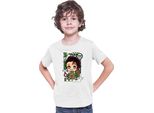 Maglietta Per Bambini Demon Anime Slayer Kimetsu No Yaiba Chibi Tanjiro Kamado, 7-8 Jahr - 128 , Blanc