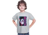 Maglietta Per Bambini Demon Anime Slayer Kimetsu No Yaiba Tanjiro Demon Face, 12-13 Jahr - 152 , Gris