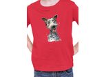 Maglietta Per Bambini Funny Dogs Breeds Australian Cattle Dog Breed Dog Breed, 9-11 Jahr - 140 , Rouge