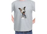 Maglietta Per Bambini Funny Dogs Breeds Australian Cattle Dog Breed Dog Breed, 9-11 Jahr - 140 , Gris