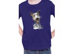 Maglietta Per Bambini Funny Dogs Breeds Australian Cattle Dog Breed Dog Breed, 9-11 Jahr - 140 , Bleu Foncé
