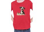 Maglietta Per Bambini Funny Dogs Breeds Entlebucher Mountain Dog Breed Dog Breed, 5-6 Jahr - 116 , Rouge
