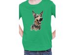 Maglietta Per Bambini Funny Dogs Breeds German Shepherd Dog Breed, 12-13 Jahr - 152 , Vert