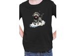 Maglietta Per Bambini Funny Dogs Breeds Portugese Water Dog Breed Dog Breed, 7-8 Jahr - 128 , Noir