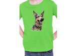 Maglietta Per Bambini Funny Dogs Breeds German Shepherd Dog Breed, 12-13 Jahr - 152 , Lime