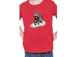 Maglietta Per Bambini Funny Dogs Breeds Portugese Water Dog Breed Dog Breed, 7-8 Jahr - 128 , Rouge