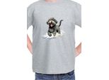Maglietta Per Bambini Funny Dogs Breeds Portugese Water Dog Breed Dog Breed, 7-8 Jahr - 128 , Gris