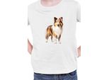 Maglietta Per Bambini Dogs Breeds Australian Shepherd Dog Breed 006, 12-13 Jahr - 152 , Blanc