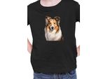 Maglietta Per Bambini Dogs Breeds Australian Shepherd Dog Breed 005, 12-13 Jahr - 152 , Noir