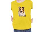 Maglietta Per Bambini Dogs Breeds Australian Shepherd Dog Breed 005, 12-13 Jahr - 152 , Jaune