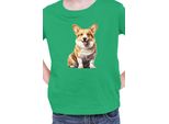 Maglietta Per Bambini Dogs Breeds Pembroke Welsh Corgi Dog Breed 006, 9-11 Jahr - 140 , Vert