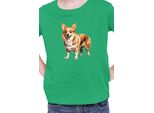 Maglietta Per Bambini Dogs Breeds Pembroke Welsh Corgi Dog Breed 005, 9-11 Jahr - 140 , Vert