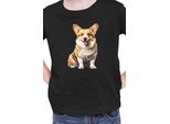 Maglietta Per Bambini Dogs Breeds Pembroke Welsh Corgi Dog Breed 006, 9-11 Jahr - 140 , Noir