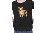 Maglietta Per Bambini Dogs Breeds Pembroke Welsh Corgi Dog Breed 005, 9-11 Jahr - 140 , Noir