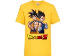 Maglietta Per Bambini Dragon Anime Manga Ball Z 01 Goku Vegeta, 9-11 Jahr - 140 , Jaune