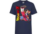 Maglietta Per Bambini Dragon Anime Manga Ball Z 02 Bulma Kick, 9-11 Jahr - 140 , Bleu Foncé