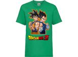 Maglietta Per Bambini Dragon Anime Manga Ball Z 01 Goku Vegeta, 9-11 Jahr - 140 , Vert