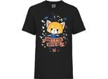 Maglietta Per Bambini Aggretsuko 01 Aggretsuko, 9-11 Jahr - 140 , Noir