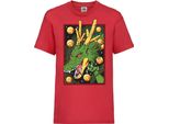 Maglietta Per Bambini Dragon Anime Manga Ball Z Shenron Shenron Dragon, 9-11 Jahr - 140 , Rouge