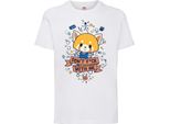 Maglietta Per Bambini Aggretsuko 01 Aggretsuko, 9-11 Jahr - 140 , Blanc