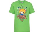 Maglietta Per Bambini Aggretsuko 01 Aggretsuko, 9-11 Jahr - 140 , Lime