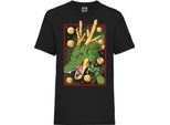 Maglietta Per Bambini Dragon Anime Manga Ball Z Shenron Shenron Dragon, 9-11 Jahr - 140 , Noir