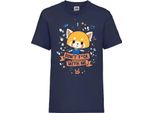 Maglietta Per Bambini Aggretsuko 01 Aggretsuko, 12-13 Jahr - 152 , Bleu Foncé