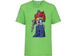 Maglietta Per Bambini Transformers Optimus Prime 01 Optimus Prime, 5-6 Jahr - 116 , Lime