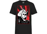 Maglietta Per Bambini Mobile Suit Gundam 02 Mobile Suit Gundam, 9-11 Jahr - 140 , Noir