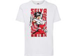 Maglietta Per Bambini Saint Anime Seiya Pegasus 02 Saint Seiya, 12-13 Jahr - 152 , Blanc