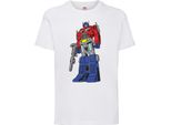 Maglietta Per Bambini Transformers Optimus Prime 01 Optimus Prime, 5-6 Jahr - 116 , Blanc
