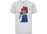 Maglietta Per Bambini Transformers Optimus Prime 01 Optimus Prime, 5-6 Jahr - 116 , Gris