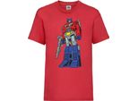 Maglietta Per Bambini Transformers Optimus Prime 01 Optimus Prime, 5-6 Jahr - 116 , Rouge
