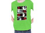 Maglietta Per Bambini Naruto Sharingan Users, 3-4 Jahr - 104 , Lime