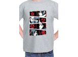 Maglietta Per Bambini Naruto Sharingan Users, 3-4 Jahr - 104 , Gris