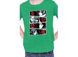 Maglietta Per Bambini Naruto Sharingan Users, 3-4 Jahr - 104 , Vert