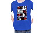 Maglietta Per Bambini Naruto Sharingan Users, 3-4 Jahr - 104 , Bleu