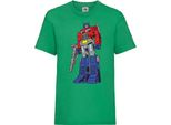 Maglietta Per Bambini Transformers Optimus Prime 01 Optimus Prime, 5-6 Jahr - 116 , Vert