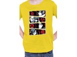 Maglietta Per Bambini Naruto Sharingan Users, 3-4 Jahr - 104 , Jaune