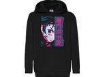 Felpe Con Cappuccio Per Bambini Demon Anime Slayer Kimetsu No Yaiba Tanjiro Demon Face, 9-11 Jahr - 140 / Noir