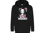 Felpe Con Cappuccio Per Bambini Demon Anime Slayer Nezuko Kamado 008, 12-13 Jahr - 152 / Noir