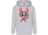 Felpe Con Cappuccio Per Bambini Demon Anime Slayer Nezuko Kamado 012, 12-13 Jahr - 152 / Gris