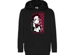 Felpe Con Cappuccio Per Bambini Demon Anime Slayer Tanjiro Kamado 009, 12-13 Jahr - 152 / Noir
