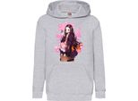 Felpe Con Cappuccio Per Bambini Demon Anime Slayer Nezuko Kamado 100, 12-13 Jahr - 152 / Gris