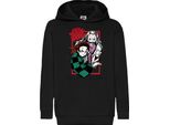 Felpe Con Cappuccio Per Bambini Japan Manga Comics Anime Demon Anime Slayer Tanjiro Nezuko Kamado 002 Var-023 Brother Slayer Sister Demon, 5-6 Jahr - 116 / Noir