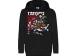 Felpe Con Cappuccio Per Bambini Demon Anime Slayer Tanjiro Kamado 01, 12-13 Jahr - 152 / Noir